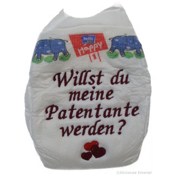 Windel Taufe Patentante